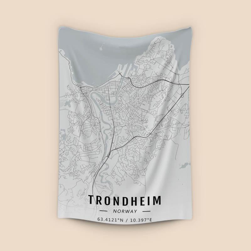 Trondheim map