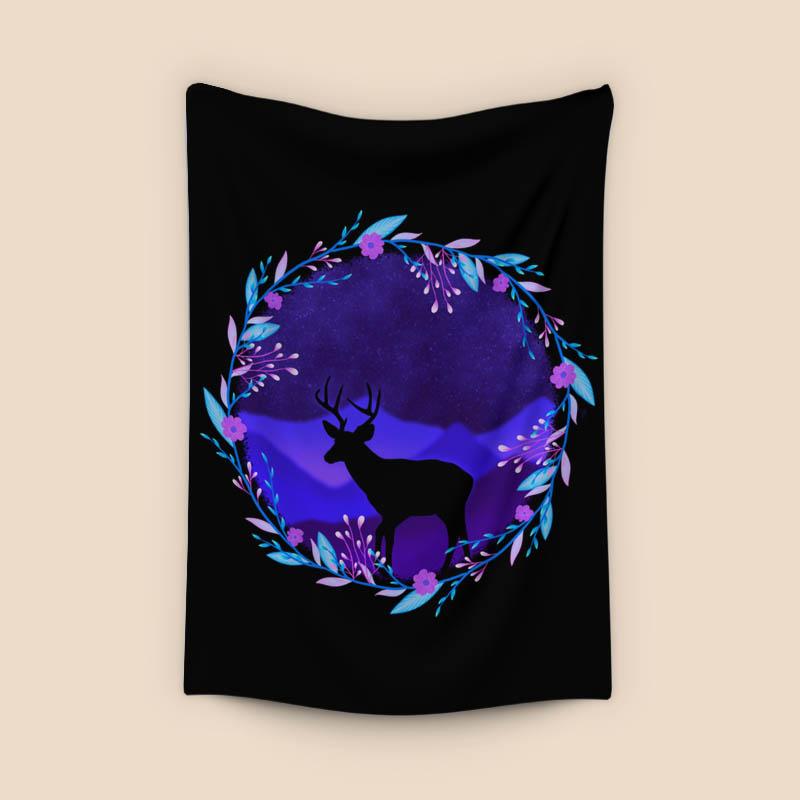 Deer dream landscape