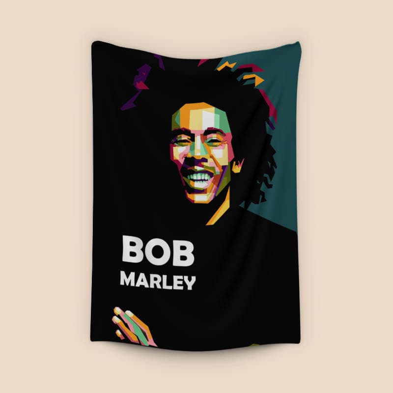 Bob Marley in pop art amazing