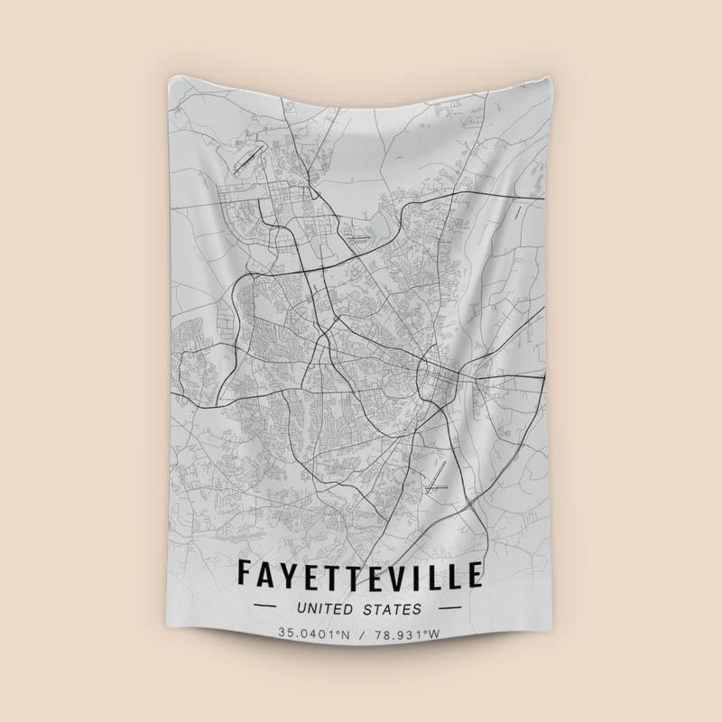 Fayetteville map
