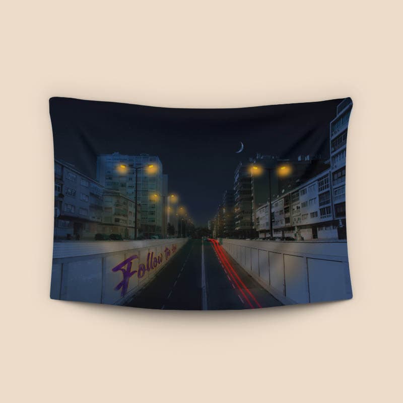 Night lights cityscape