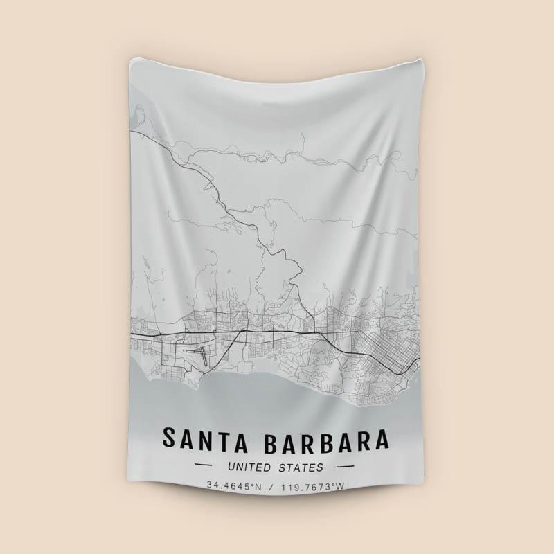 Santa Barbara map