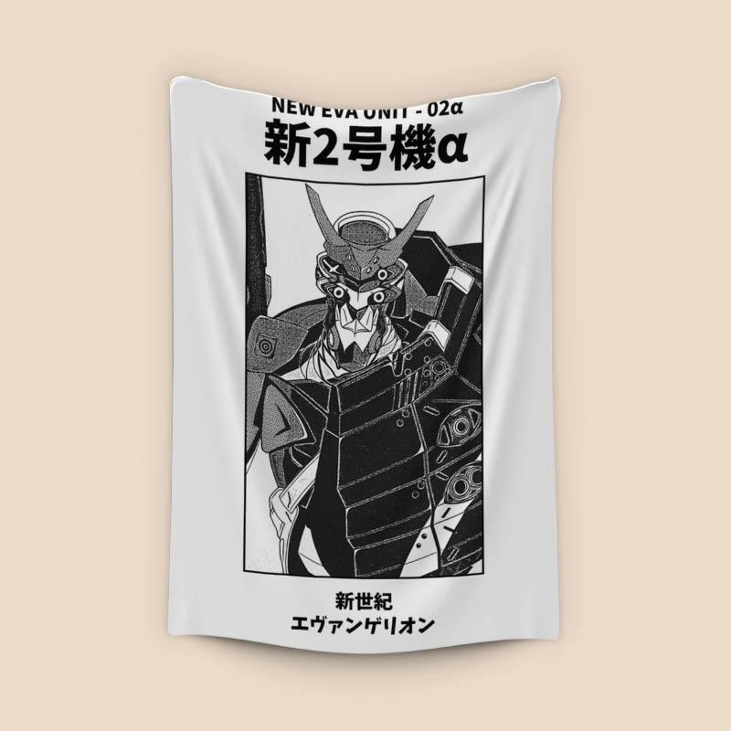 New Eva Unit 02 Black and White