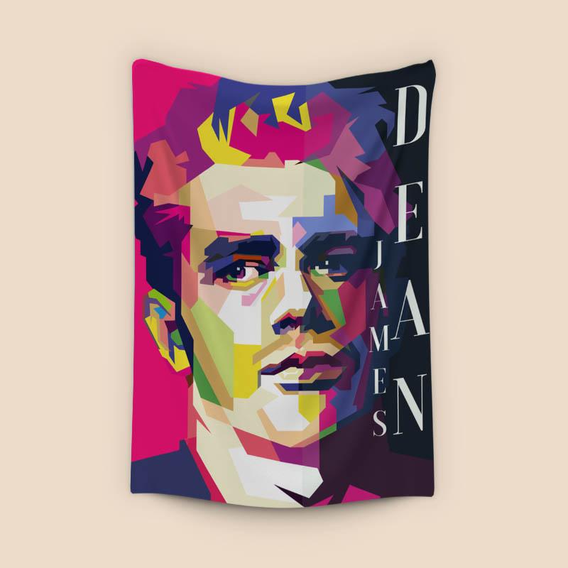James Dean Hollywood Actor Pop Art WPAP