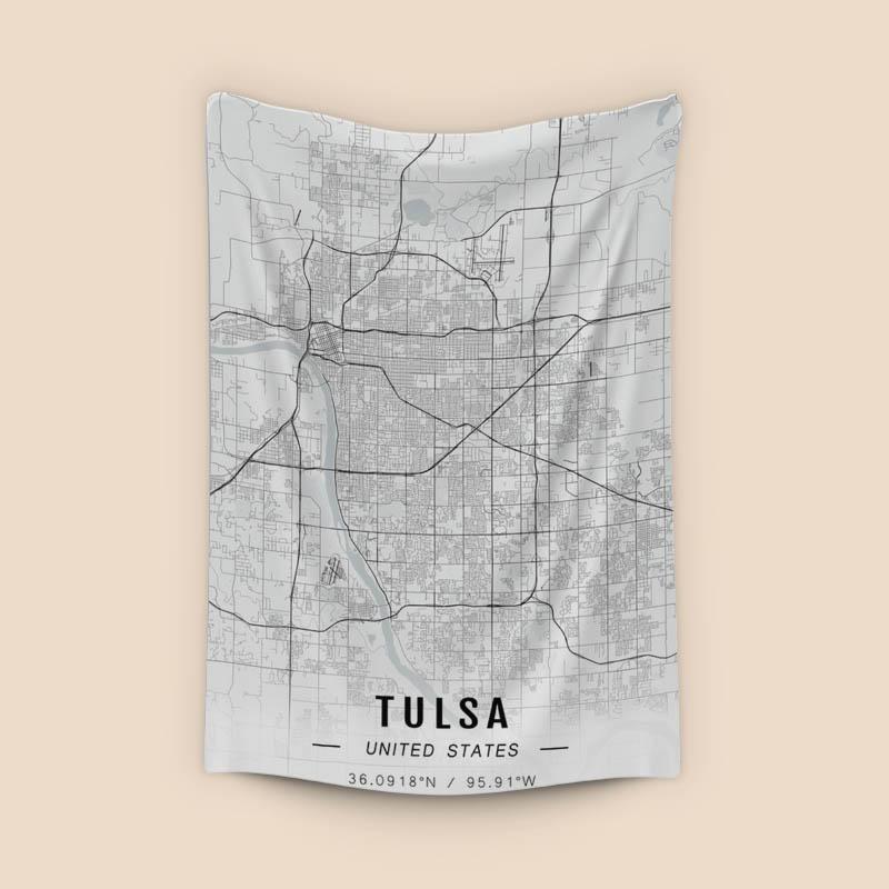 Tulsa map