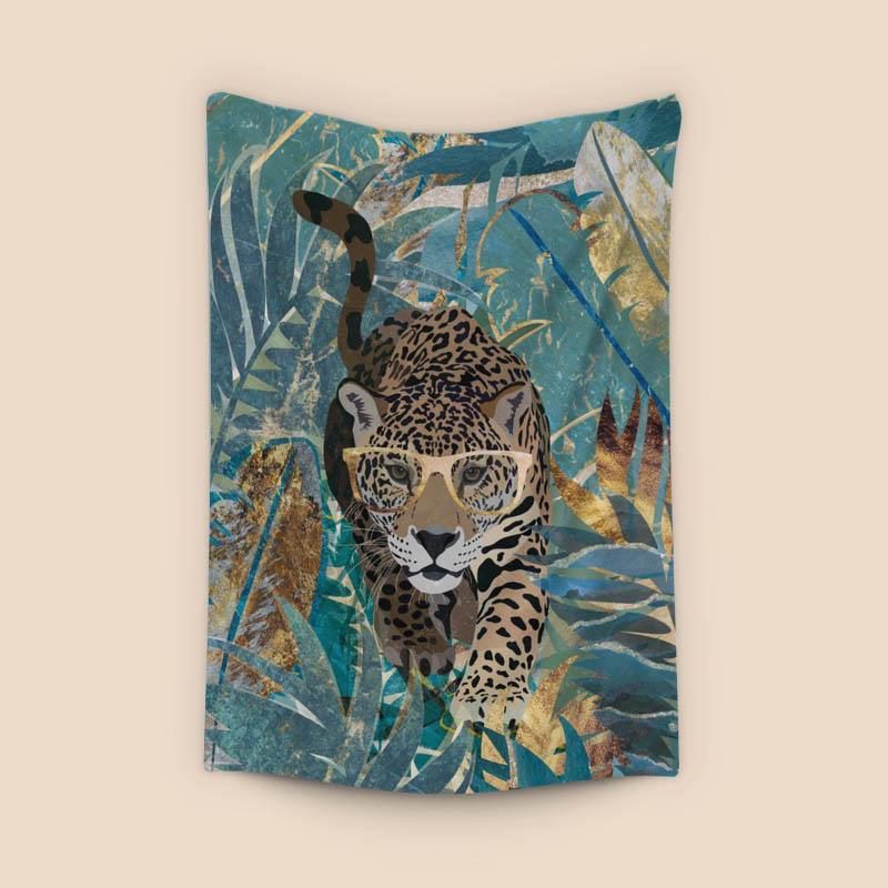 Curious Jaguar in the jungle