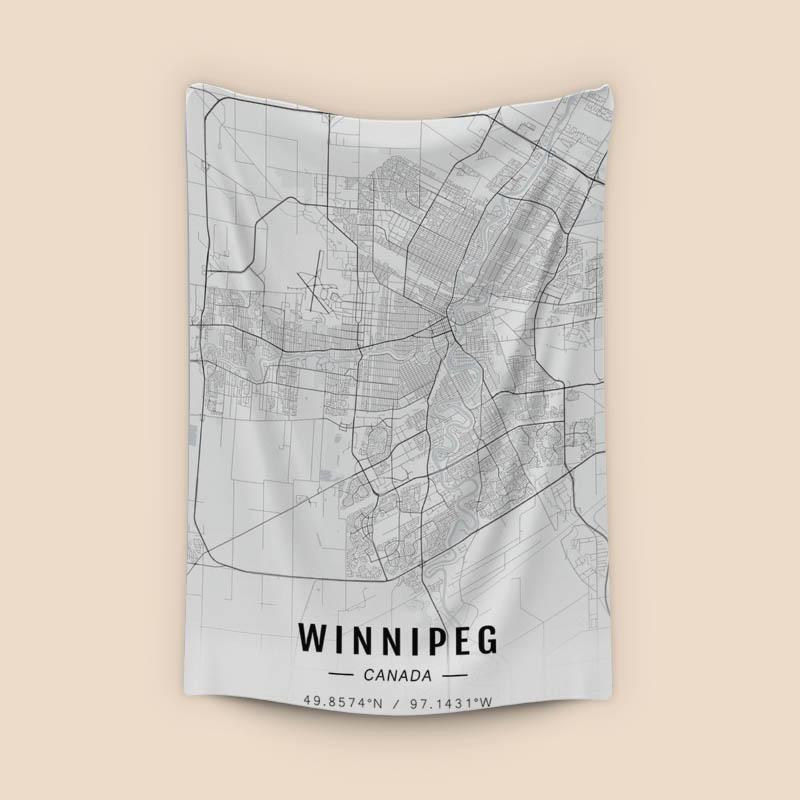 Winnipeg map