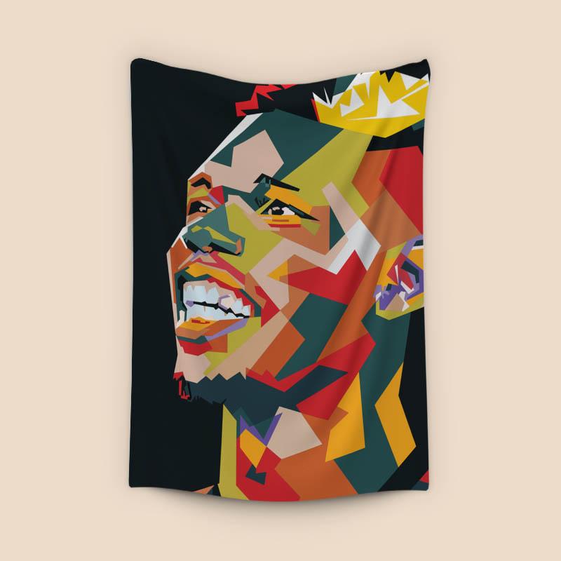 Paul Pogba in wpap pop art