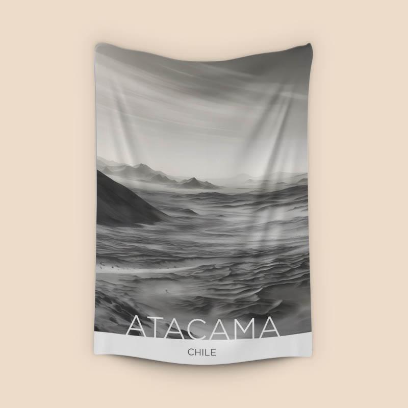 The Atacama Desert - Chile - Charcoal Technique