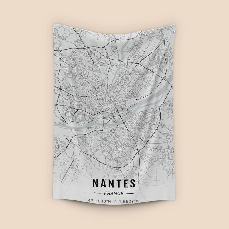 Nantes map