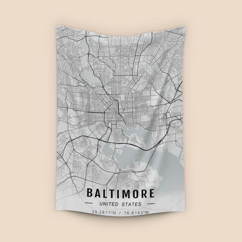 Baltimore map