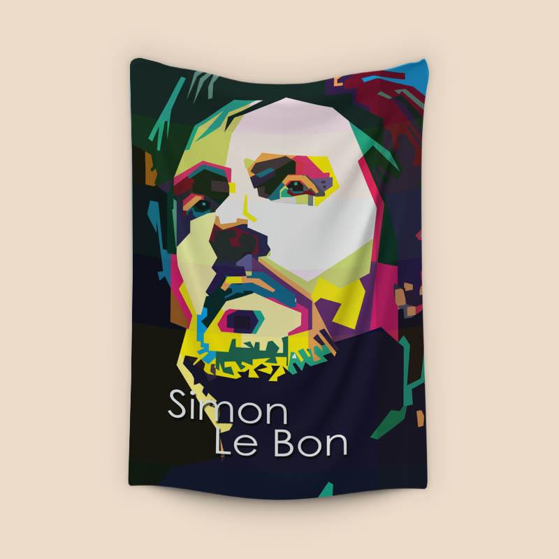 Simon Le Bon Pop Art WPAP - Canvast Print
