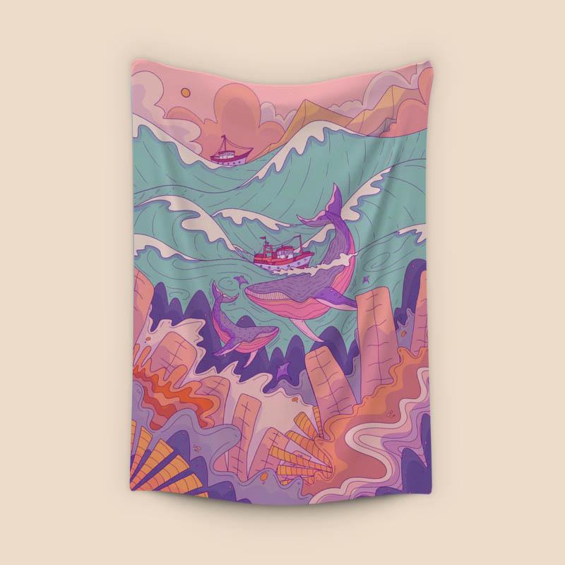 The ships and the whales