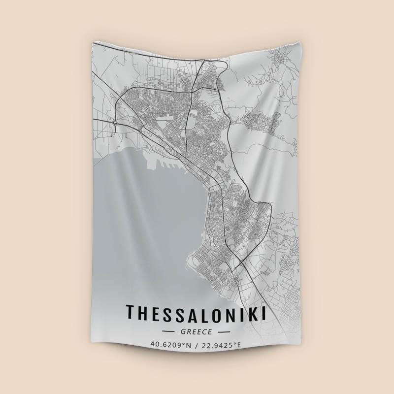 Thessaloniki map