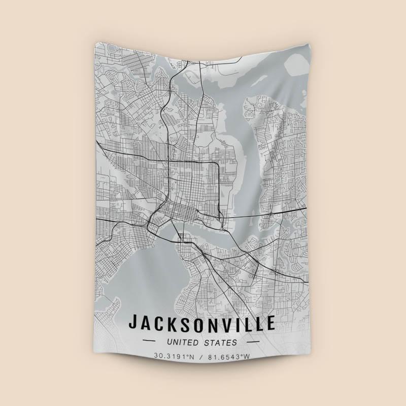 Jacksonville map