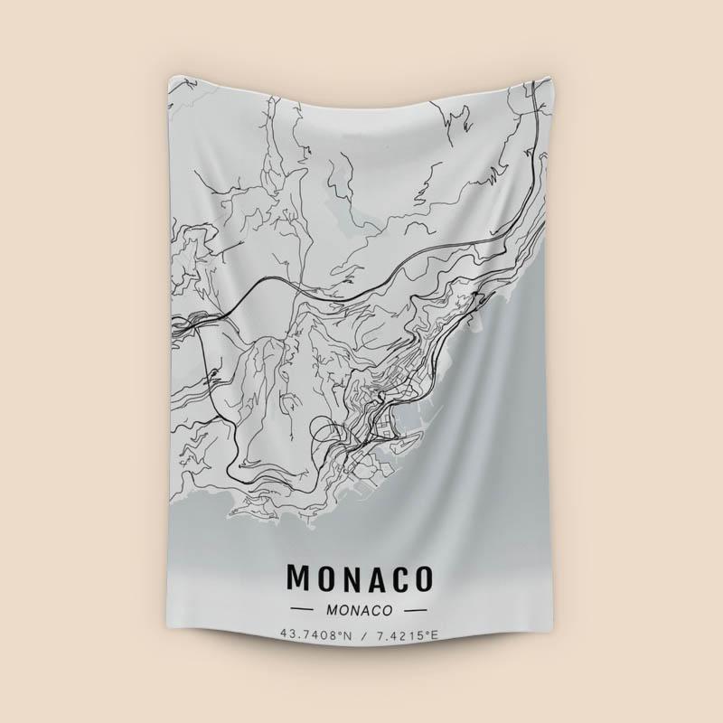 Monaco map