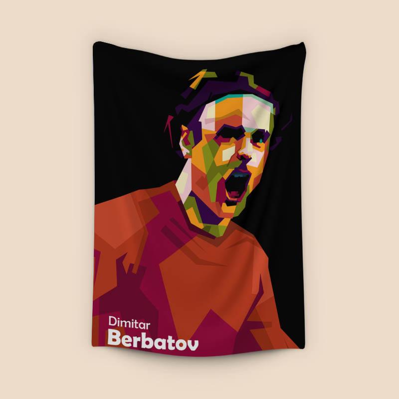 Dimitar Berbatov in top Pop art