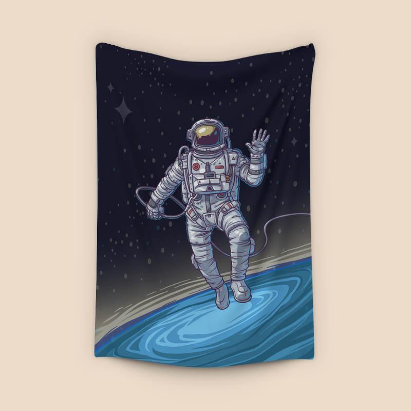 Astronaut in Space Canvas