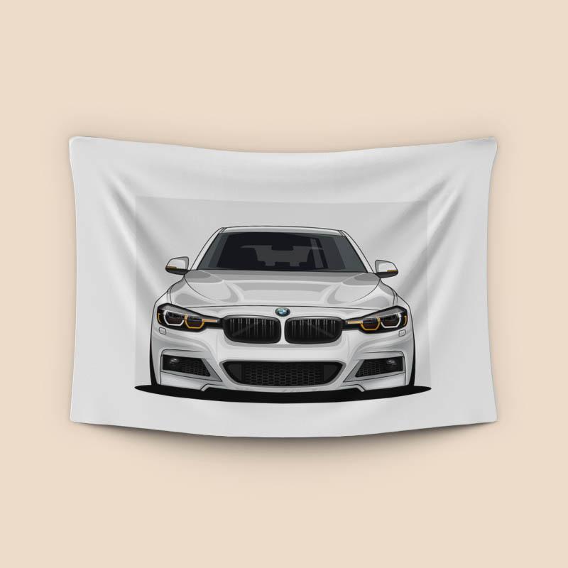 BMW 3 Series Car Canvas Audi