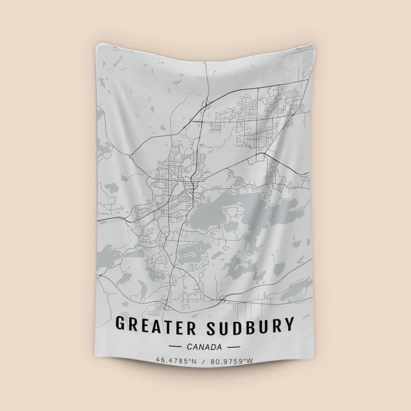 Greater Sudbury map