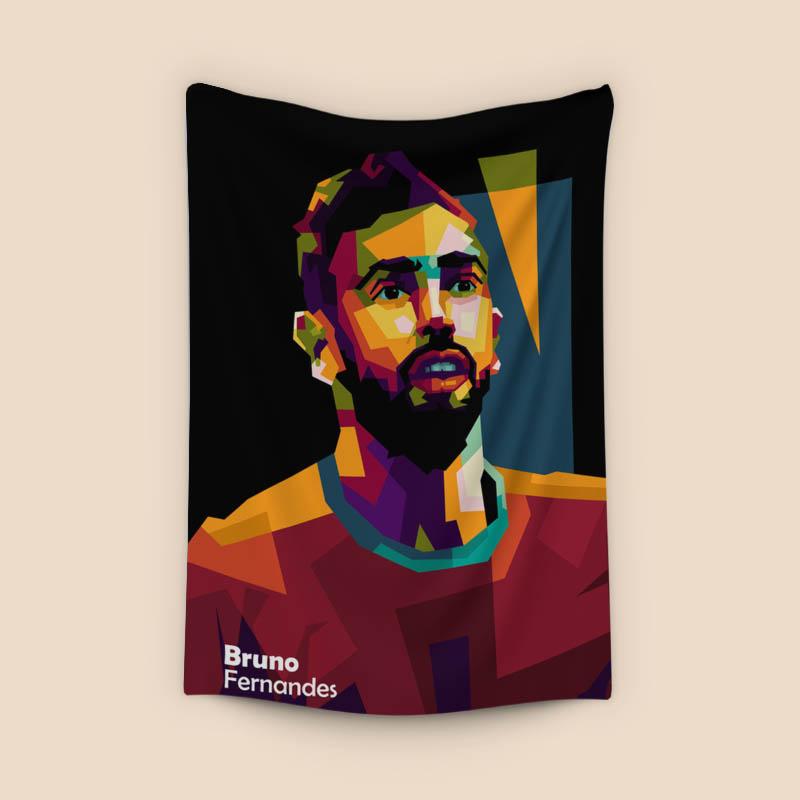 Bruno Fernandes in wpap pop art