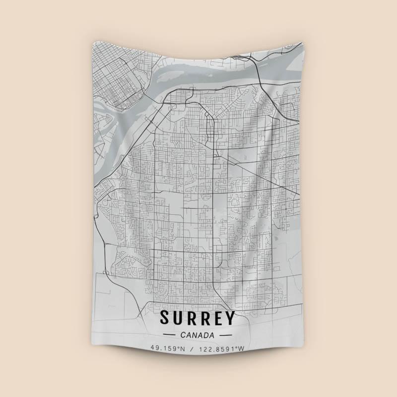 Surrey map
