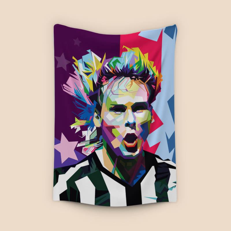 Pavel Nedved in wpap pop art