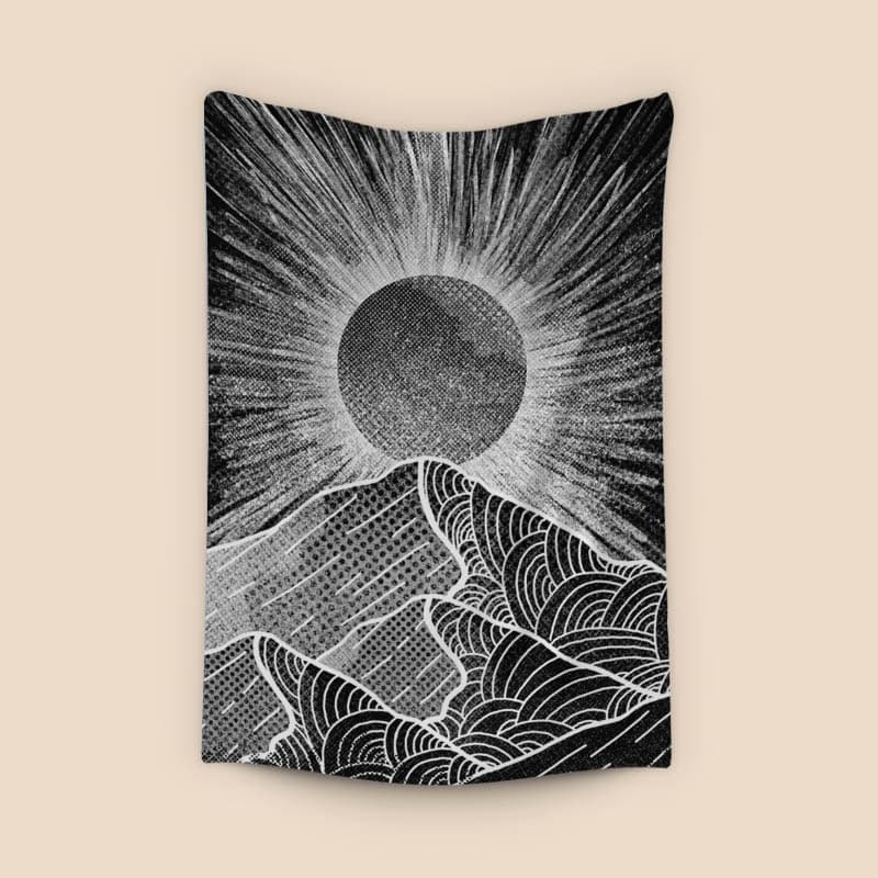 As a sun burst