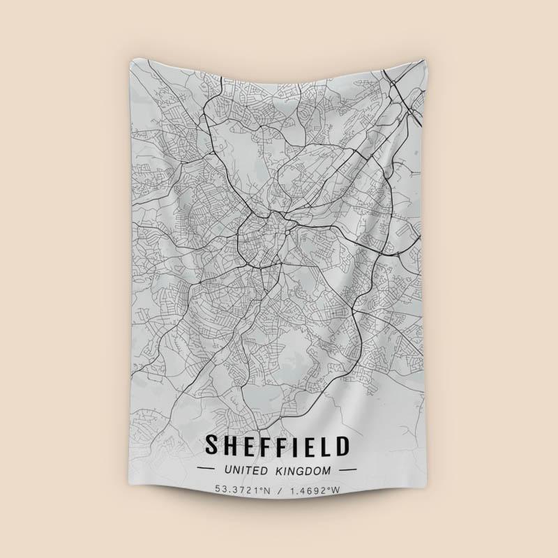 Sheffield map