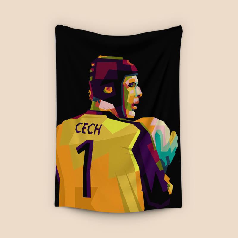 Petr Cech in wpap pop art
