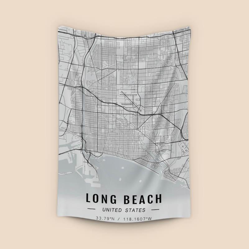 Long Beach map