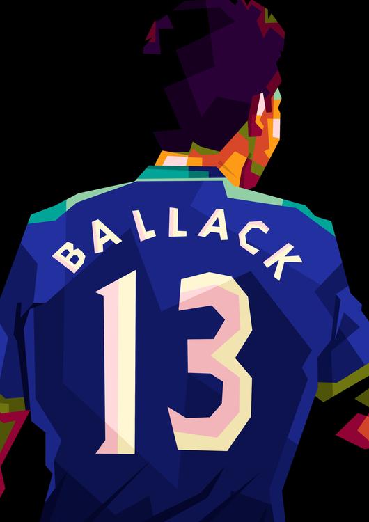 Michael Ballack in wpap pop art