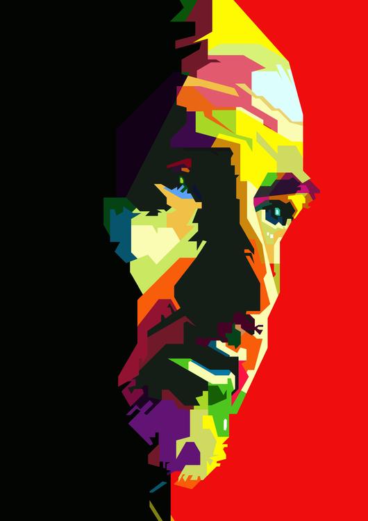 Peter Gabriel Pop Art WPAP Canvas Print