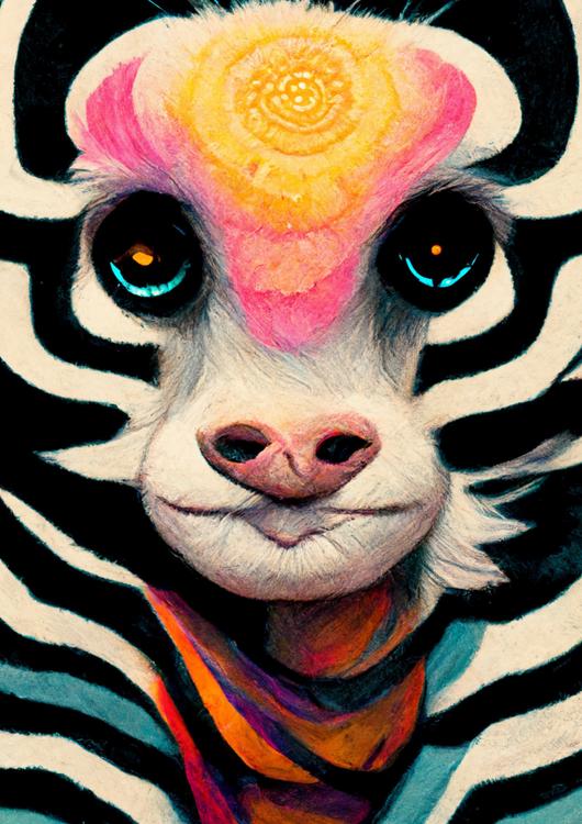 Zebras painting