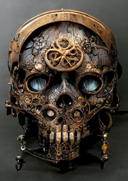 Steampunk skull