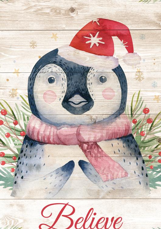Believe Christmas Penguine