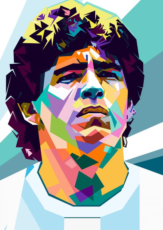 Diego Maradona pop art