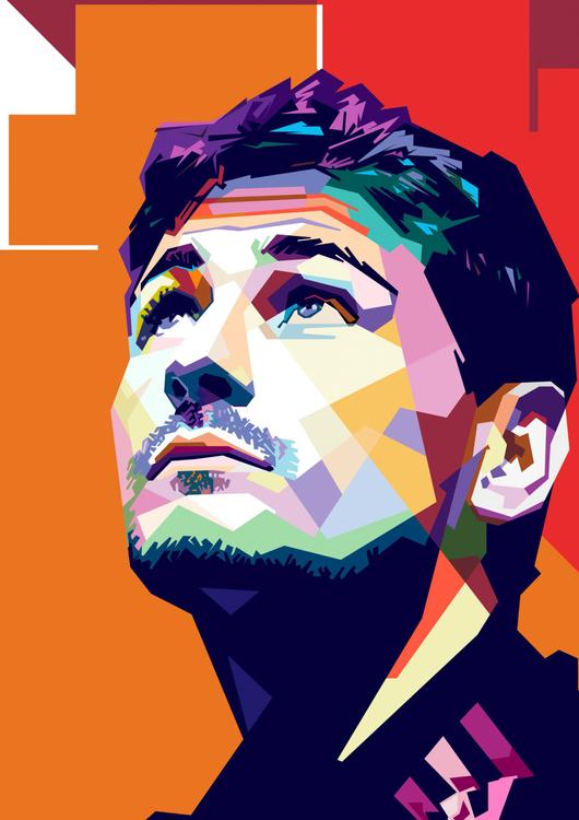 Iker Casilas wpap pop art