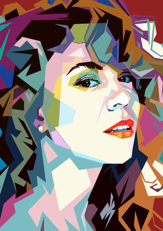 Mariah Carey in pop art