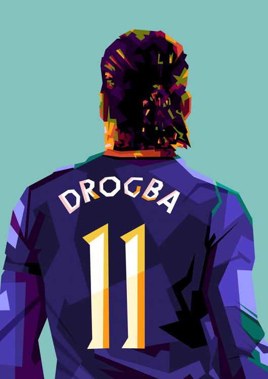 Legend football in trending art