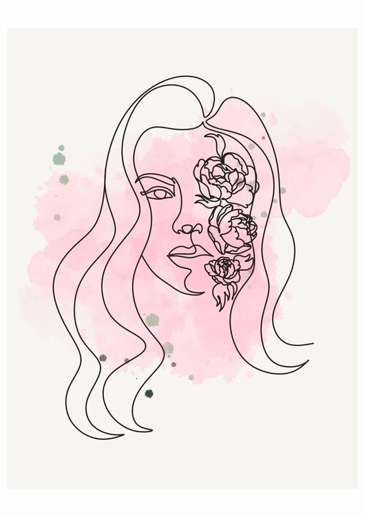 Minimal Abstract Line Art