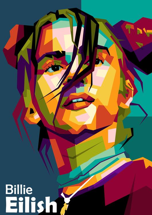 Trend Singer in wpap pop art