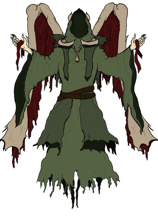 Marilqueneth, The owner of flesh wings