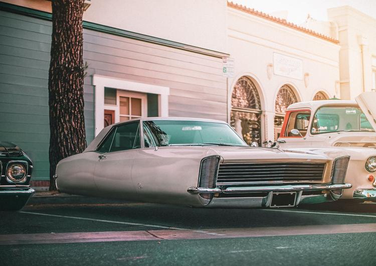 Floating Classic Car