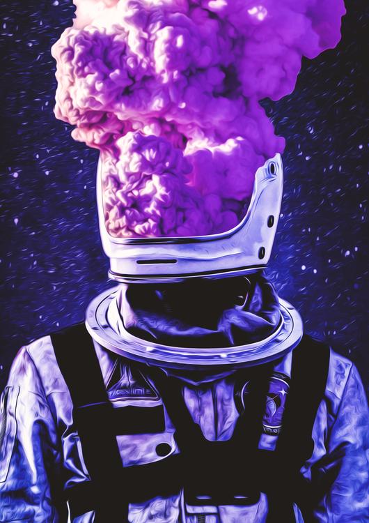 Astronaut Smoke Head