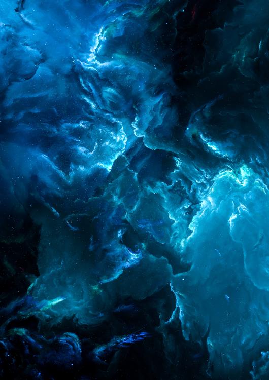 Blue Space Clouds