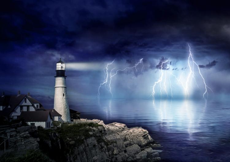 Light House Storm