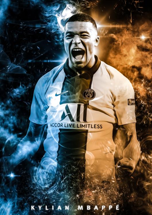 Kylian Mbappe Abstract