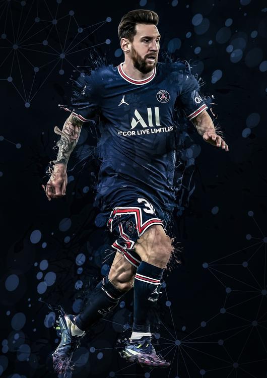 Lionel Messi Abstract 2