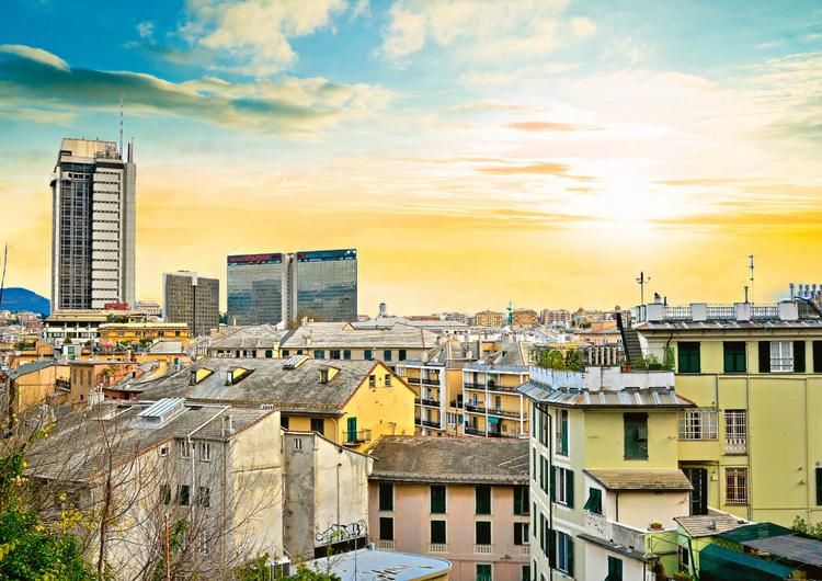 Genoa cityscape